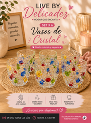Vaso de Vidrio Ref: