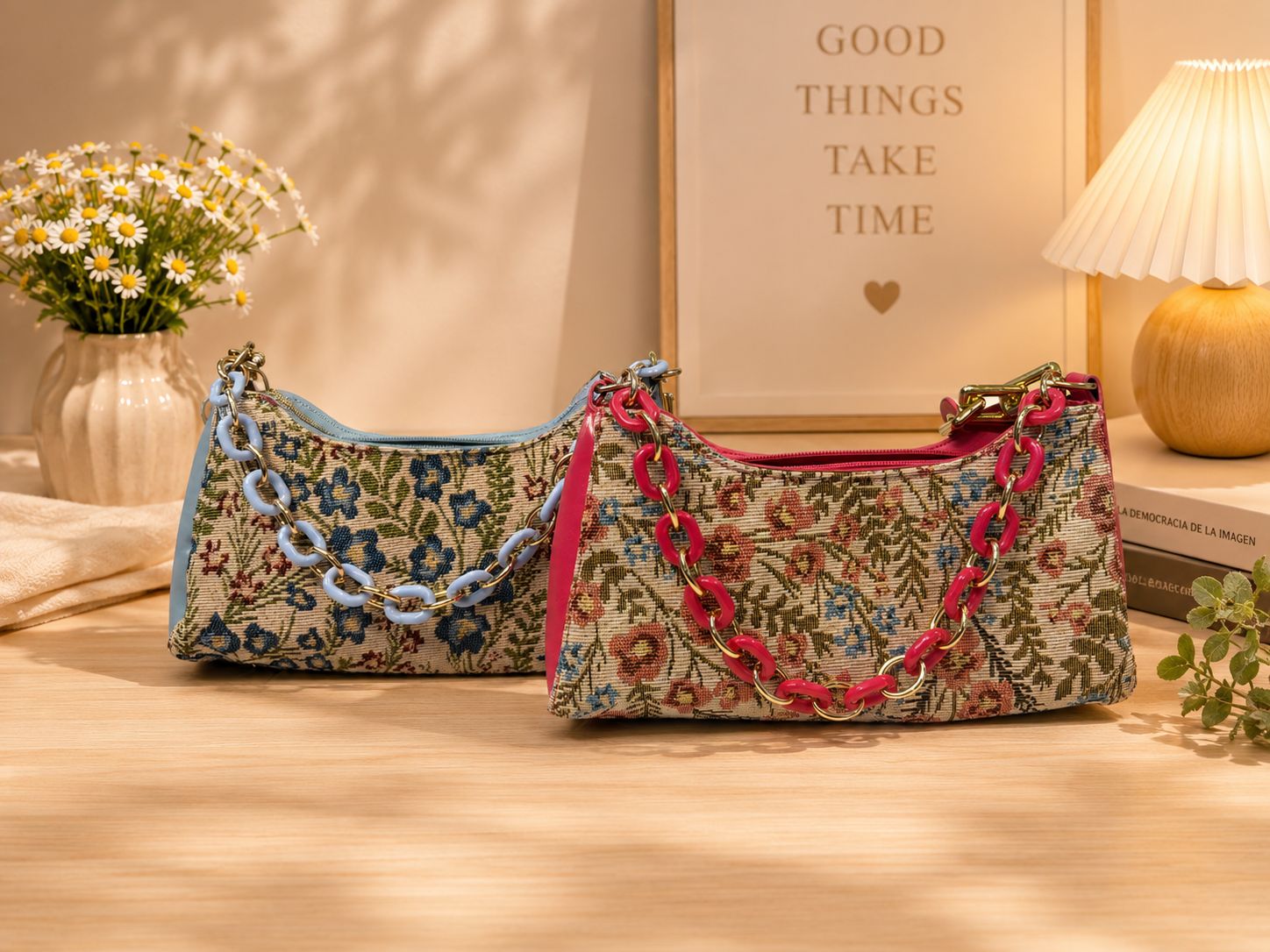 Bolso Flores Ref:11910-8