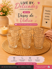 Vaso de Vidrio Ref:
