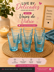 Vaso de Vidrio Ref:
