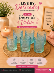 Vaso de Vidrio Ref: